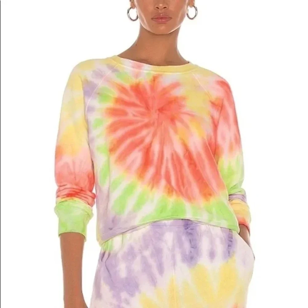 RE/DONE x Hanes Classic Raglan Crewneck Pullover Sweatshirt Size Small - Picture 6 of 16